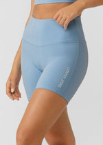 Lorna Jane Lotus No Chafe 16cm Bike Short - Moontide