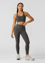 Lorna Jane Amy No Ride Phone Pocket Ankle Biter Leggings - Titanium