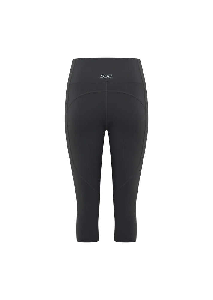 Lorna Jane Amy No Ride Phone Pocket 3/4 Leggings - Titanium