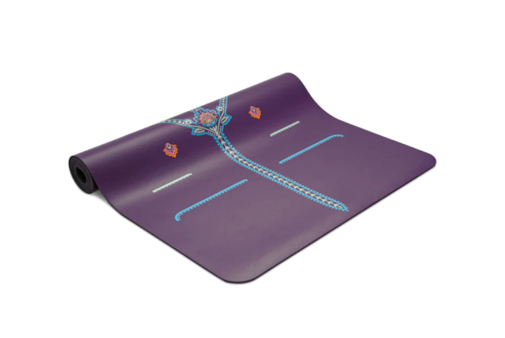 Liforme Blossoming Lotus Yoga Mat - Purple