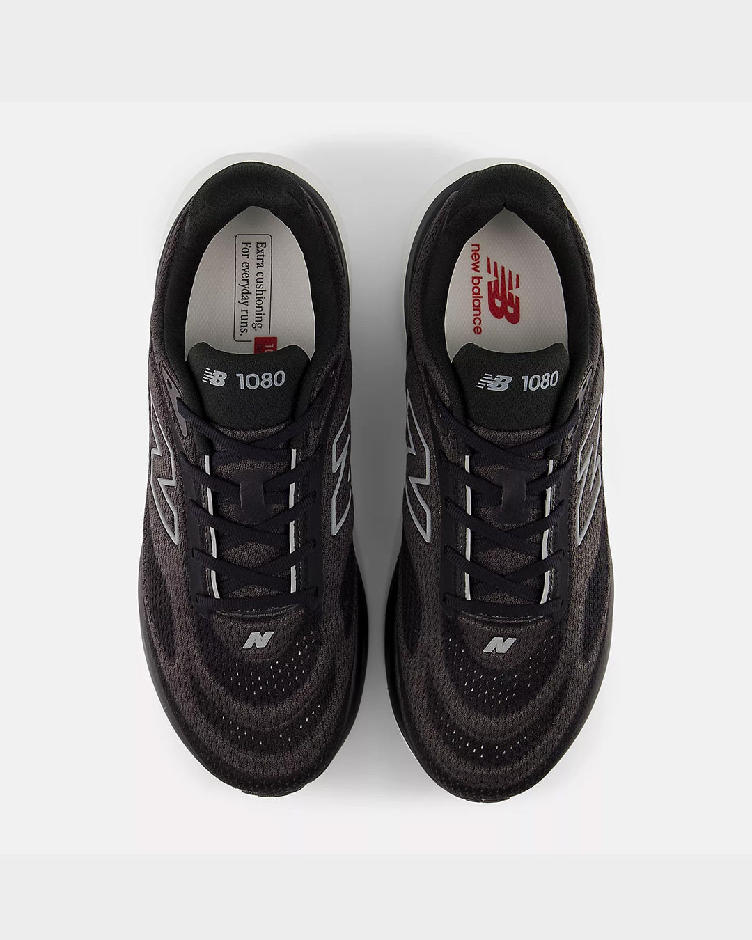 New Balance Men's Fresh Foam X 1080v15 2E - Black/Slate Grey/Faded