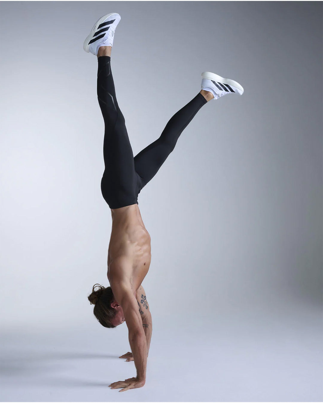 2XU Men's Core Compression Tights - Black/Black