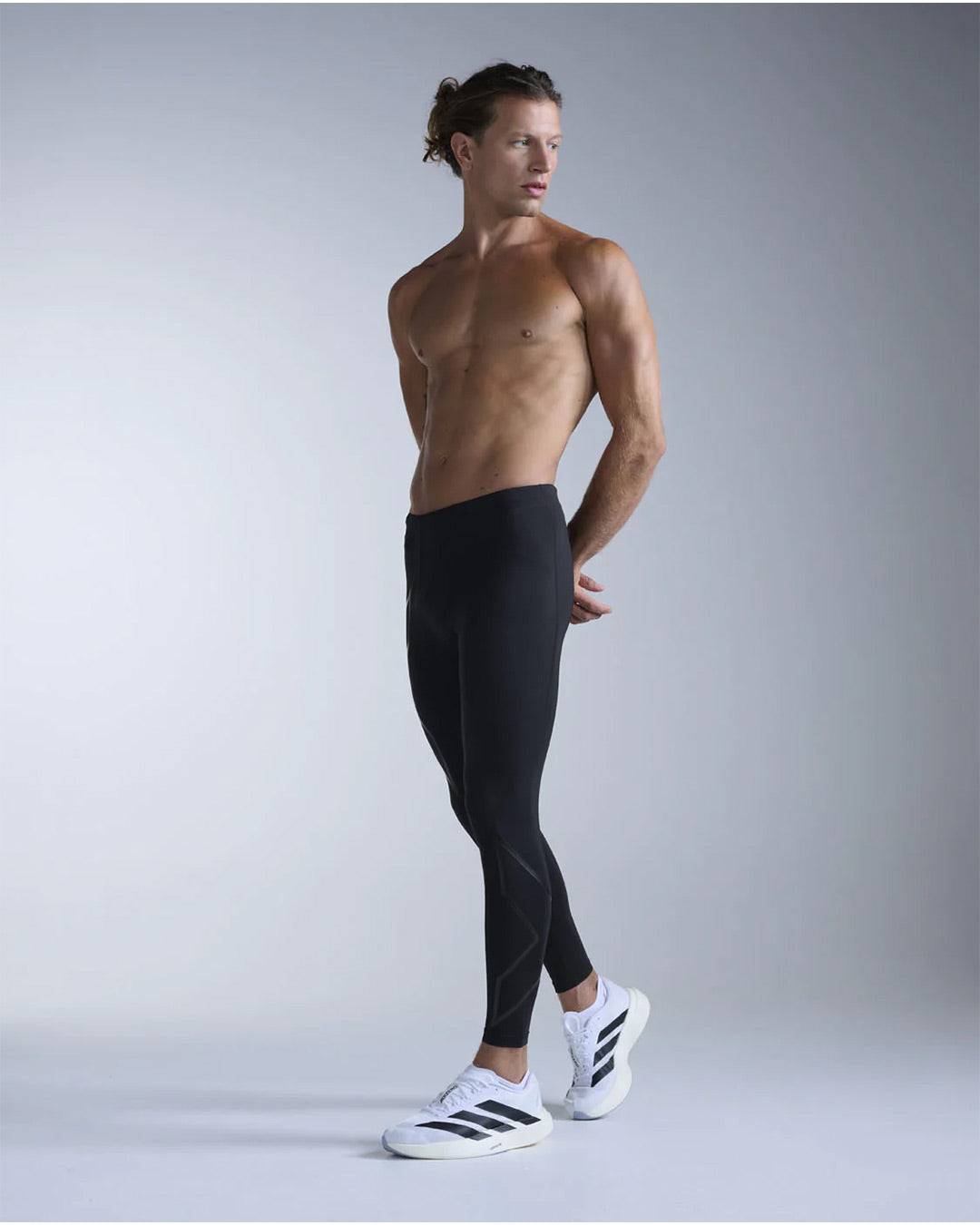 2XU Men's Core Compression Tights - Black/Black