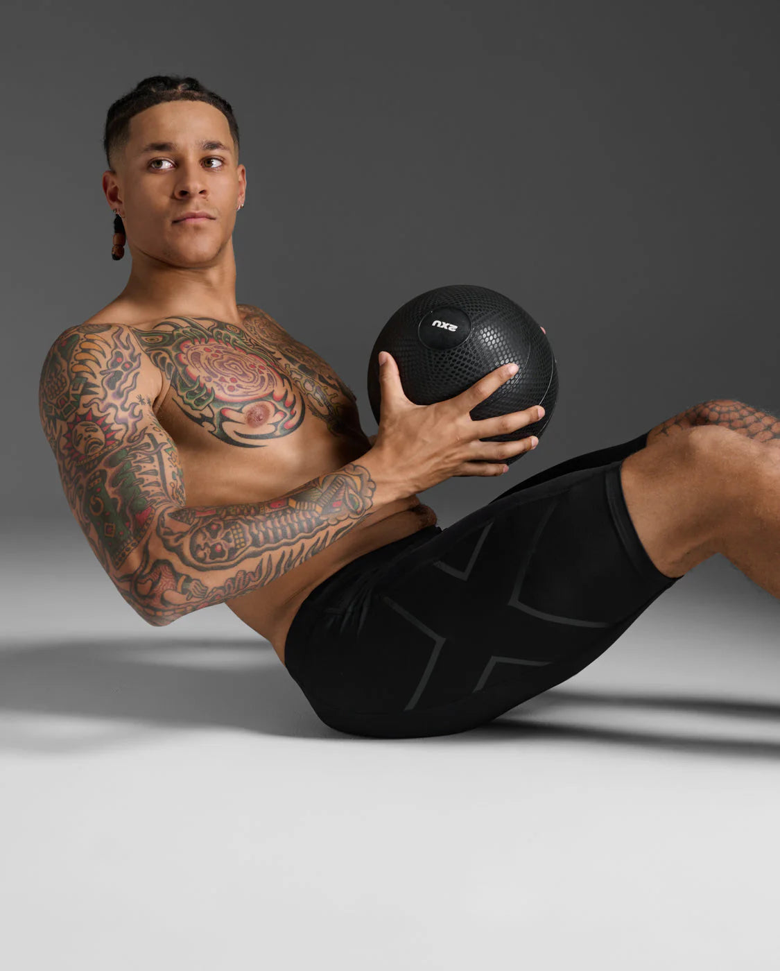 2XU Men's Core Compression Shorts - Black/Nero