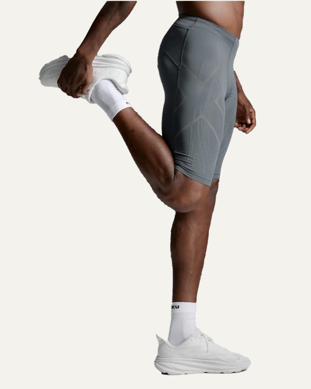 2XU Men's Light Speed Compression Shorts - Turbulence/Black Reflective