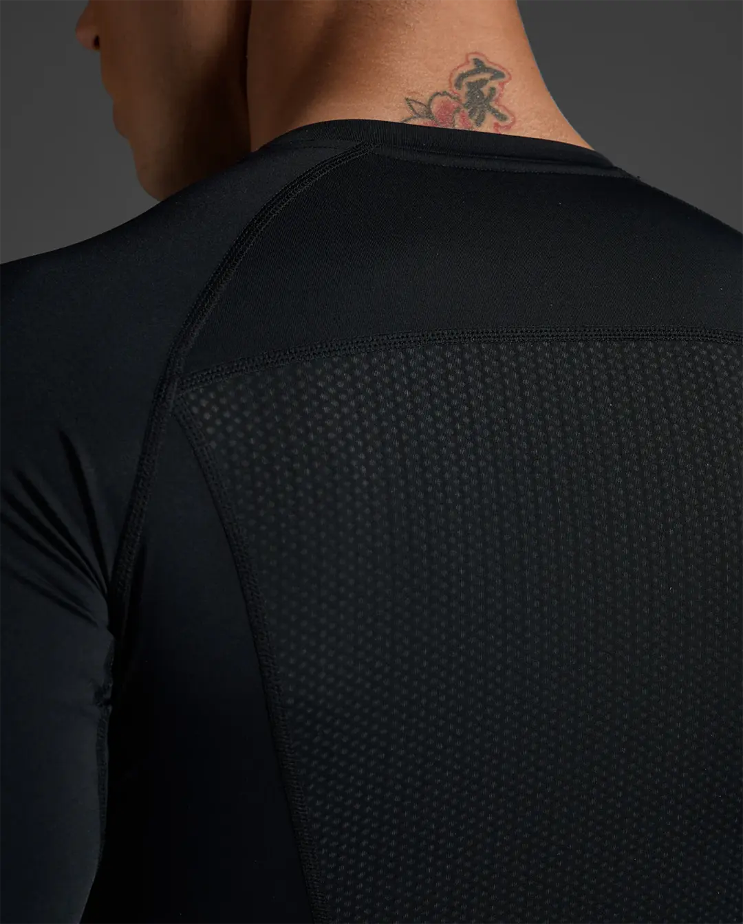 2XU Men's Core Compression Long Sleeve - Black/Silver