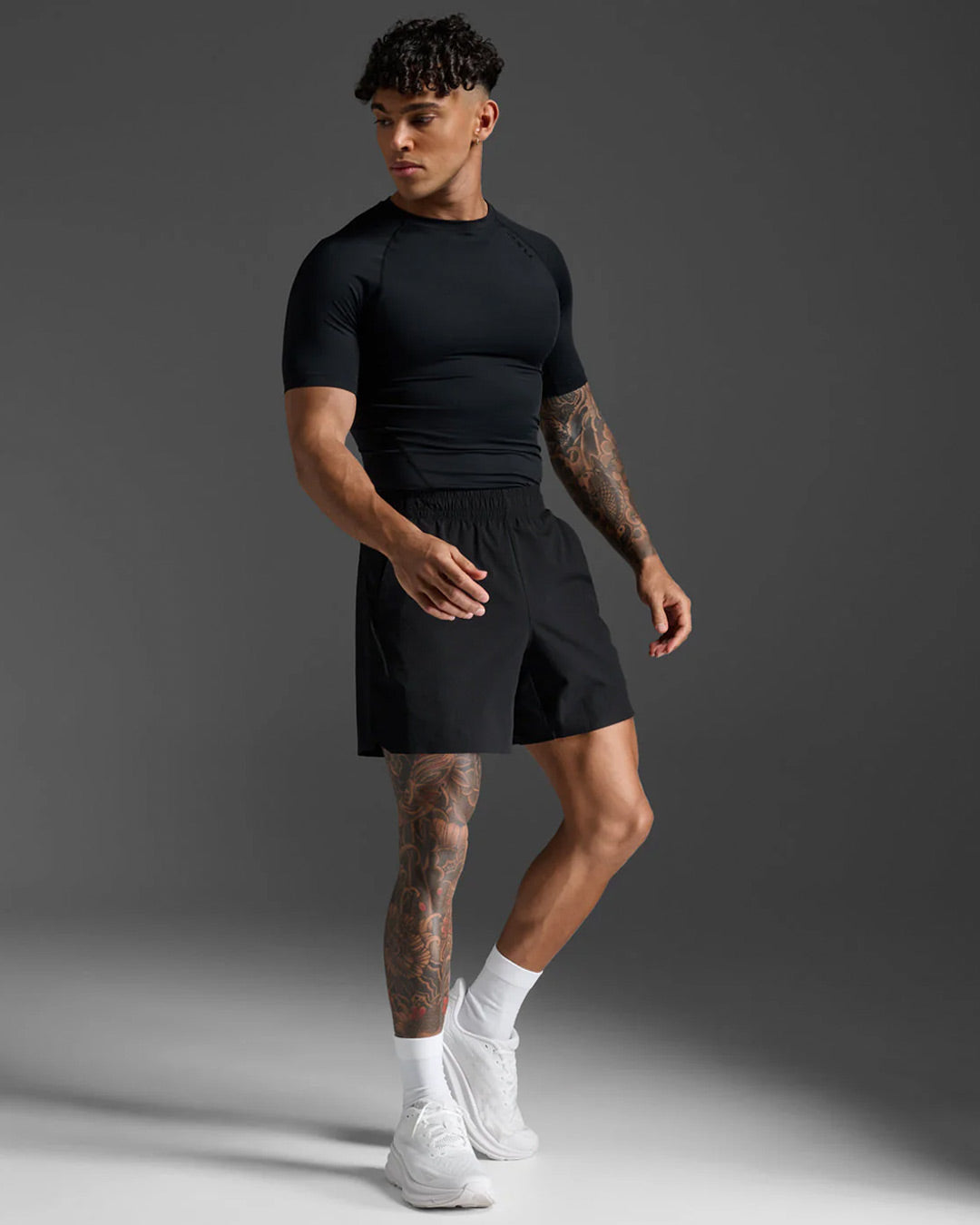 2XU Men's Core Compression Short Sleeve - Black/No Logo