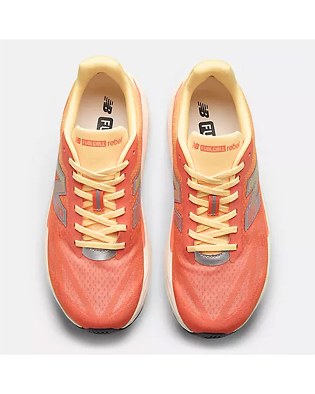 New Balance Men's FuelCell Rebel v5 - Tangerine Heat/Silver Metallic