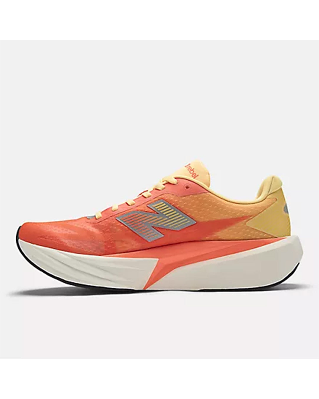 New Balance Men's FuelCell Rebel v5 - Tangerine Heat/Silver Metallic