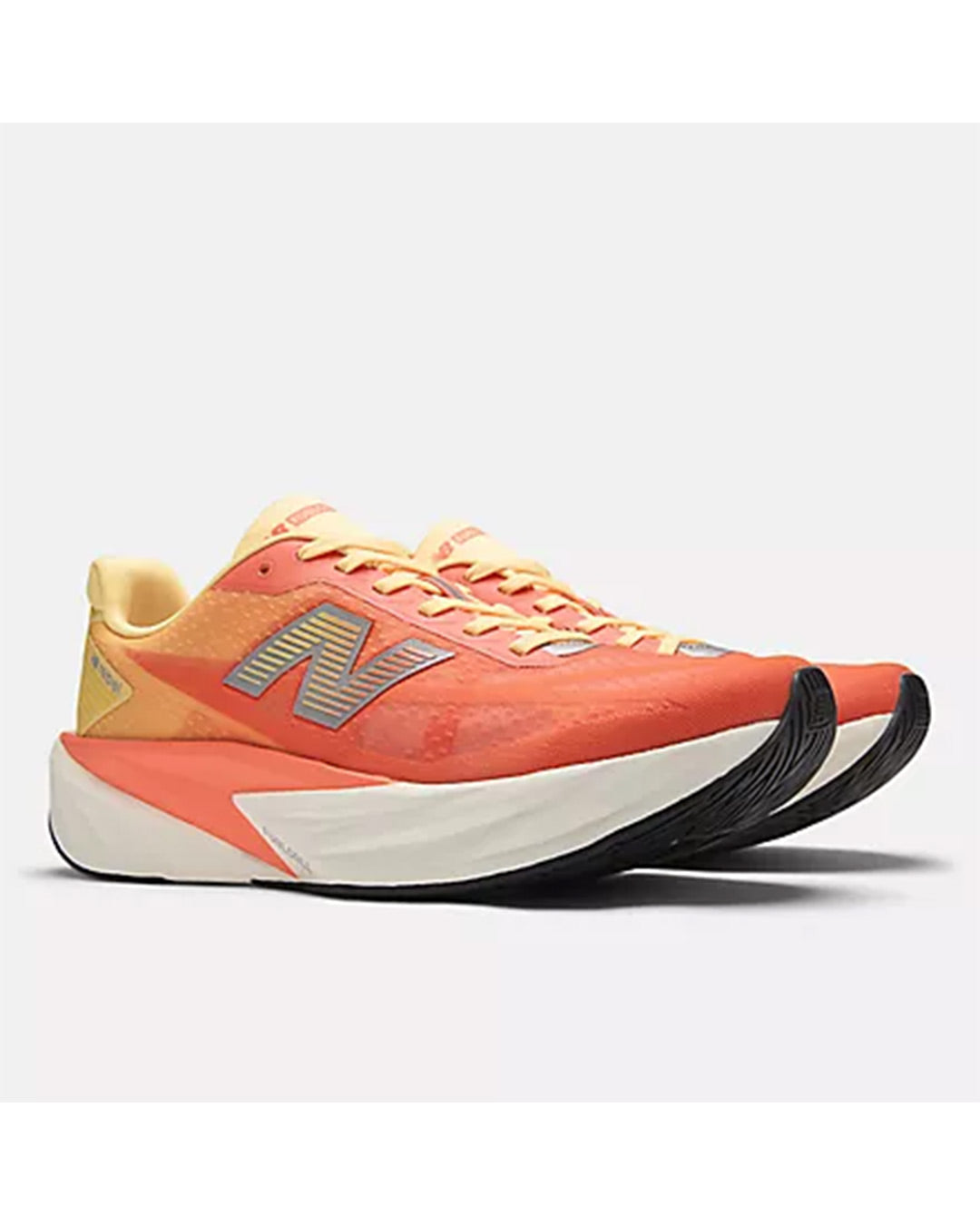 New Balance Men's FuelCell Rebel v5 - Tangerine Heat/Silver Metallic