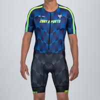 ZOOT Men's Ltd Tri Aero Full Zip Racesuit - Speedway