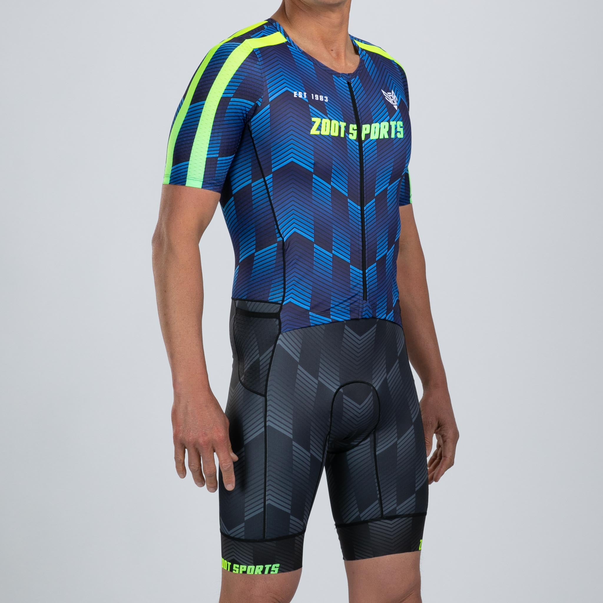 ZOOT Men's Ltd Tri Aero Full Zip Racesuit - Speedway