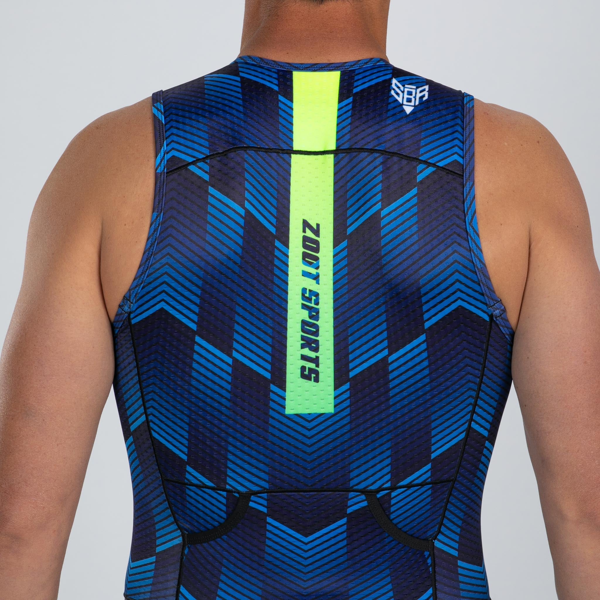 ZOOT Men's Ltd Tri Sleeveless Full Zip Racesuit - Speedway