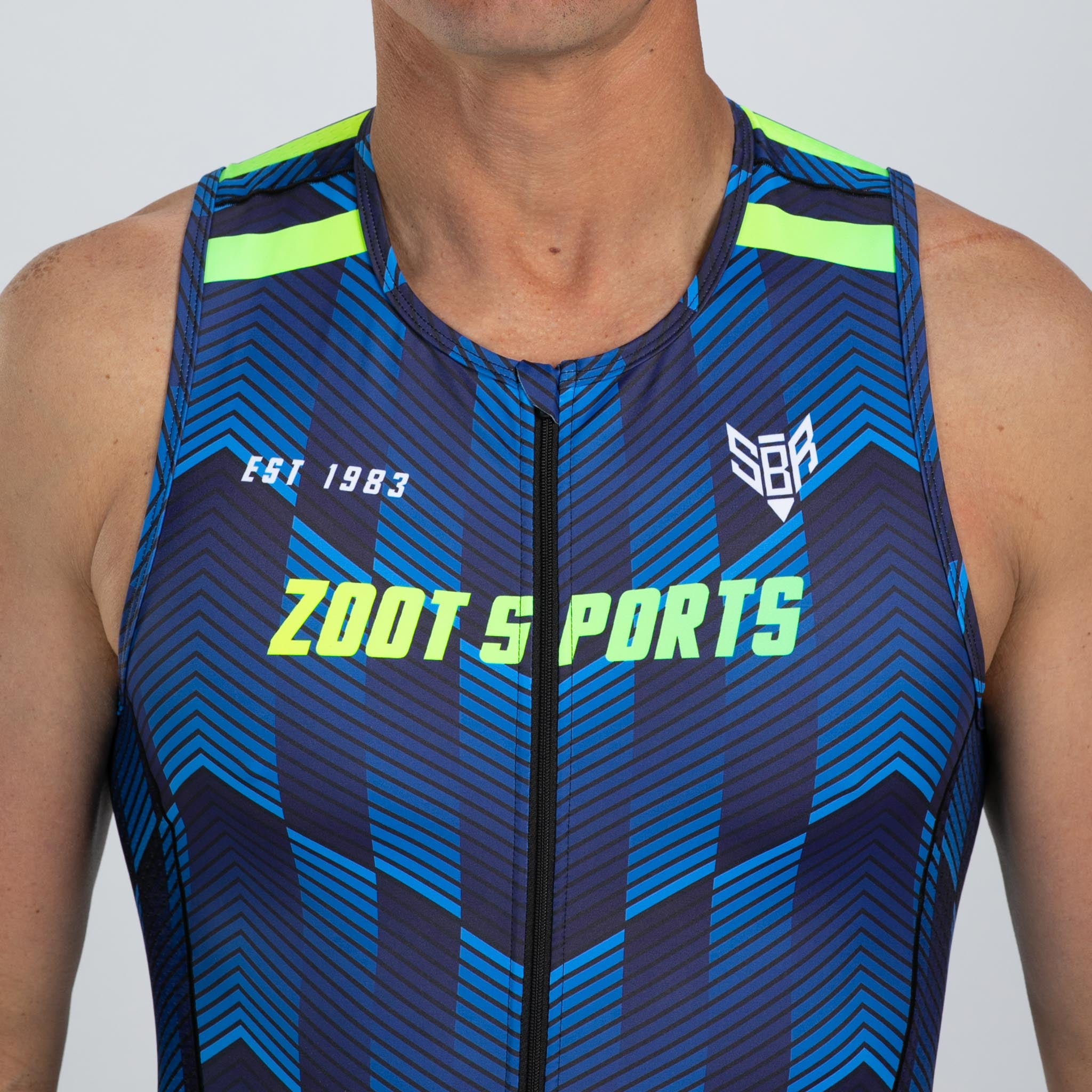 ZOOT Men's Ltd Tri Sleeveless Full Zip Racesuit - Speedway