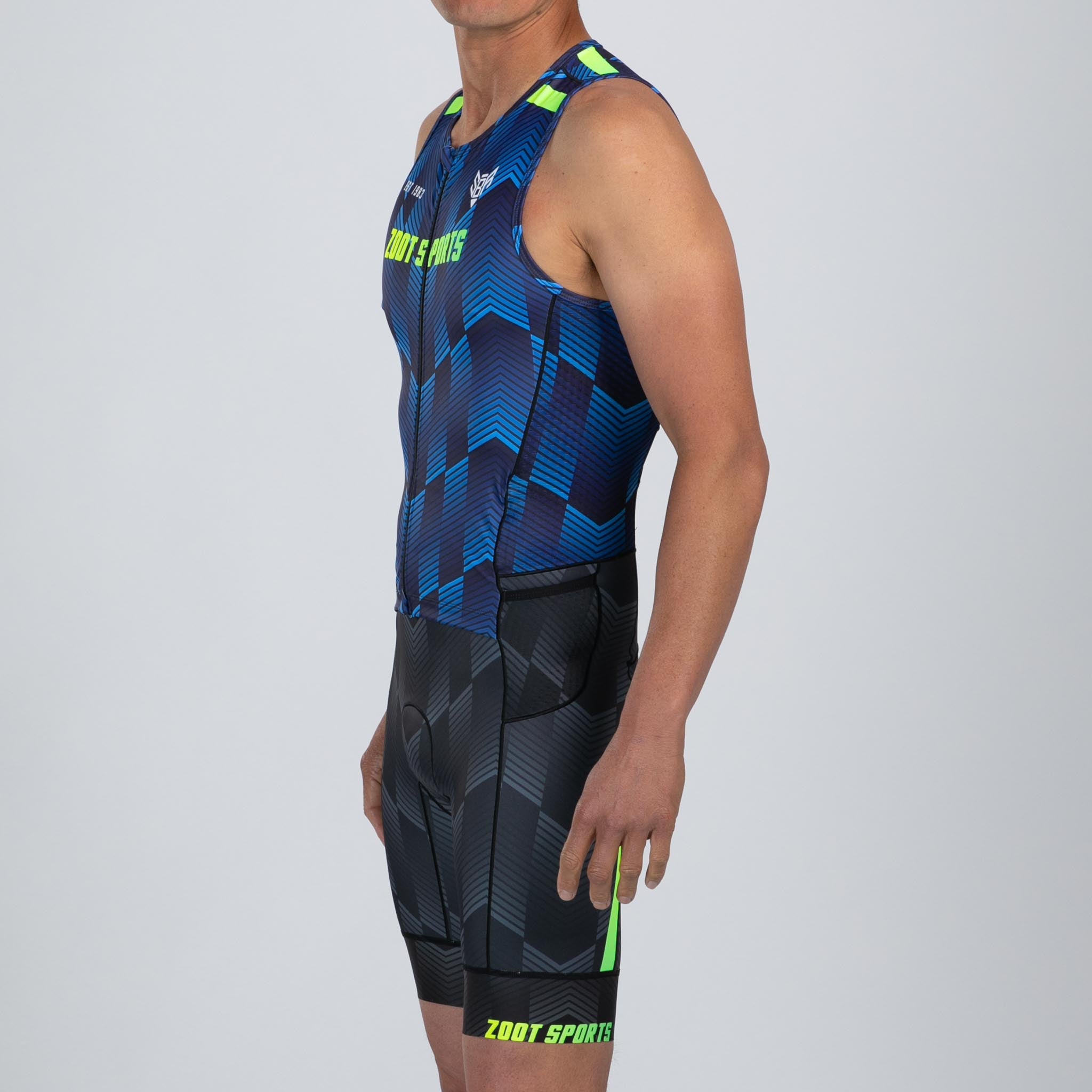 ZOOT Men's Ltd Tri Sleeveless Full Zip Racesuit - Speedway