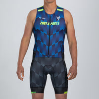 ZOOT Men's Ltd Tri Sleeveless Full Zip Racesuit - Speedway