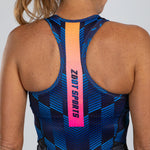 ZOOT Women's Ltd Tri Sleeveless Full Zip Racesuit - Speedway