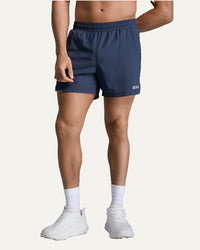 2XU Men's Aero 5 Inch Shorts - Midnight/Silver Reflective