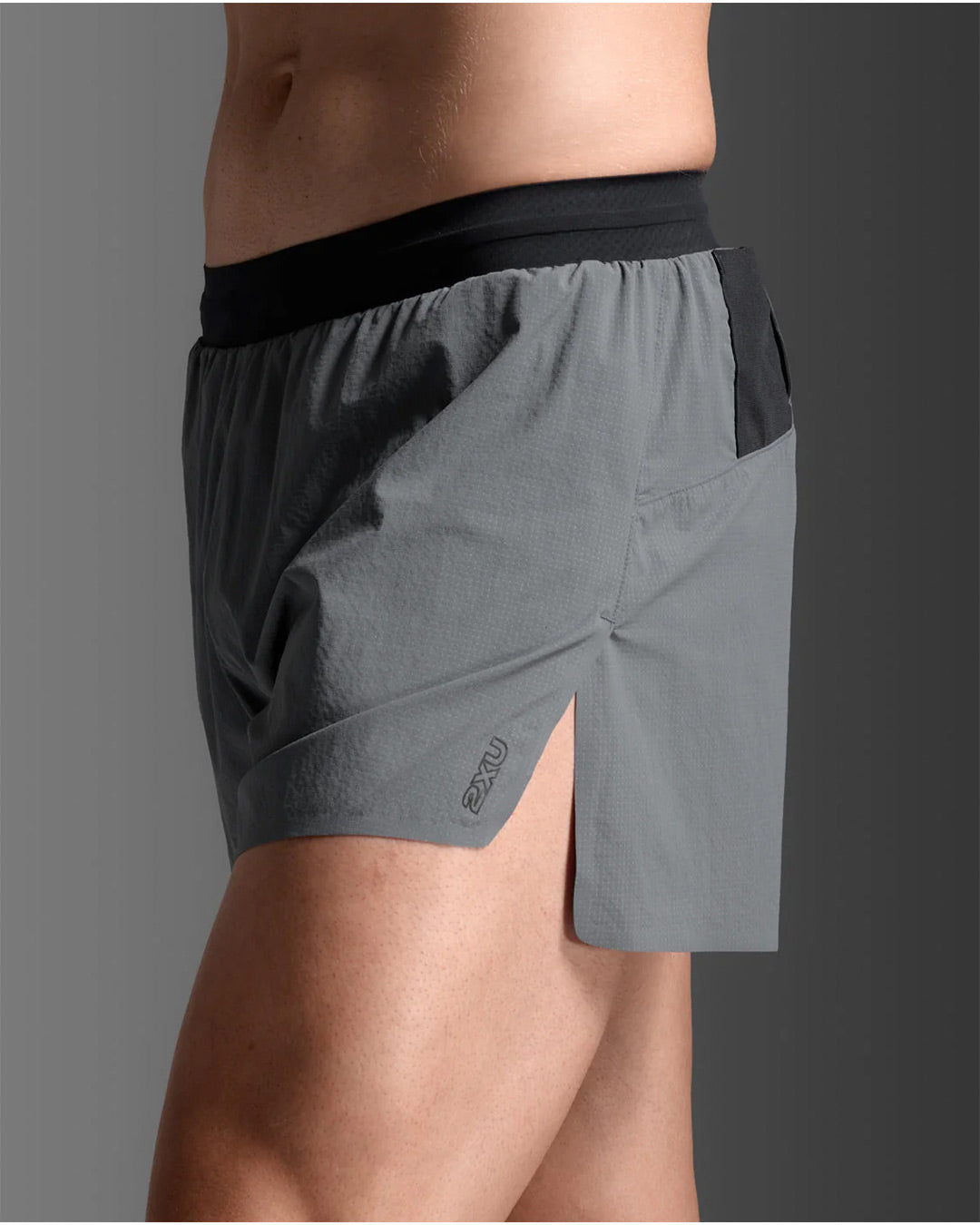2XU Men's Light Speed Stash 5inch Shorts - Turbulence/Black Reflective