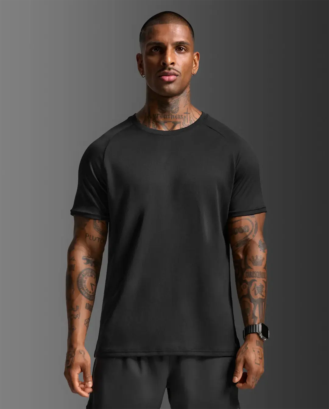 2XU Men's Aero Mesh Tee - Black/Silver Reflective