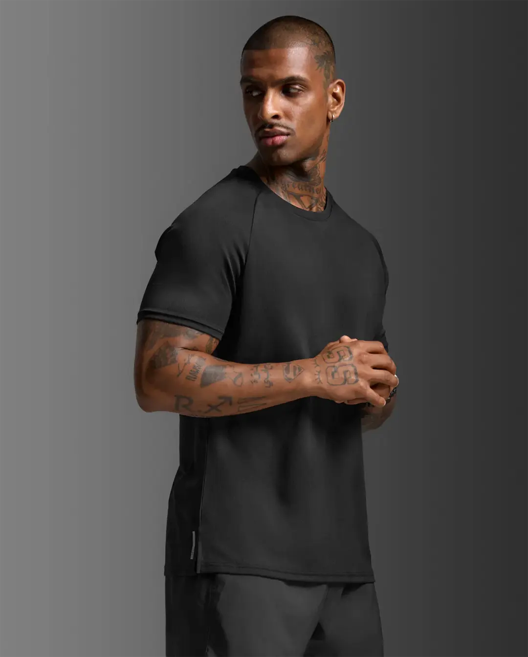 2XU Men's Aero Mesh Tee - Black/Silver Reflective