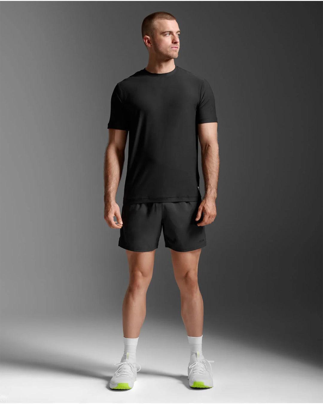 2XU Men's Signature Soft Jersey Tee - Black/Black