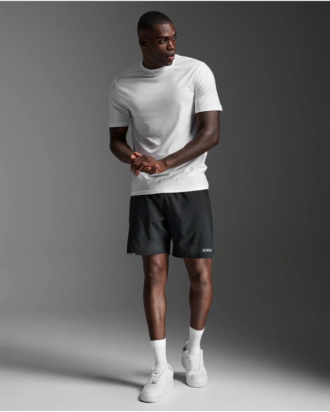 2XU Men's Signature Soft Jersey Tee - White/White