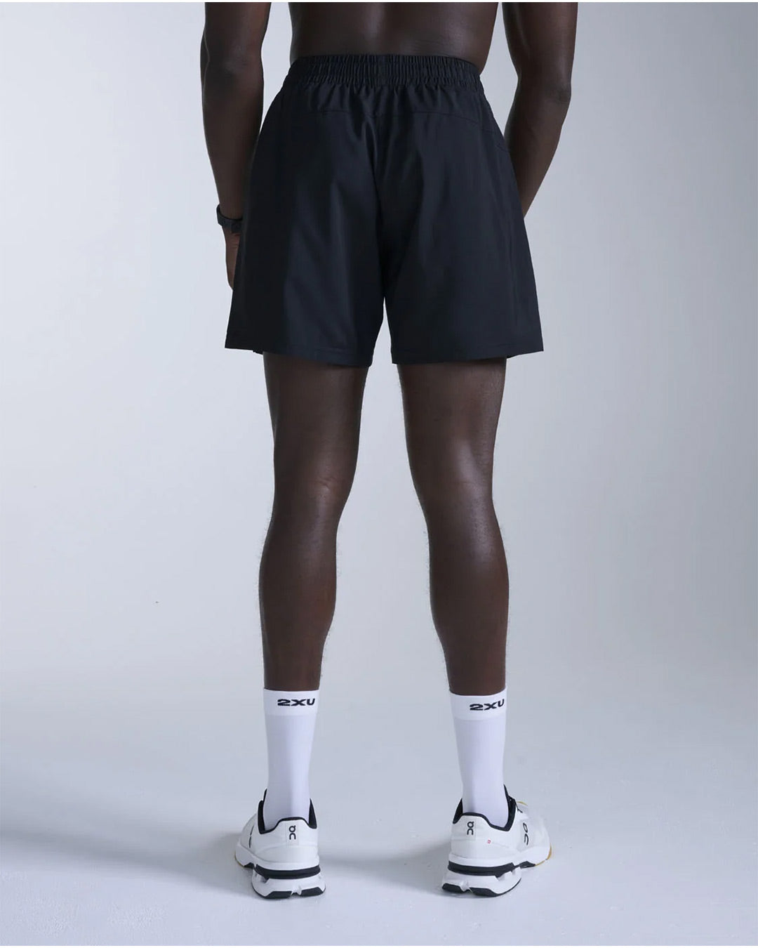 2XU Men's Motion 5inch Unlined Shorts - Black/Black