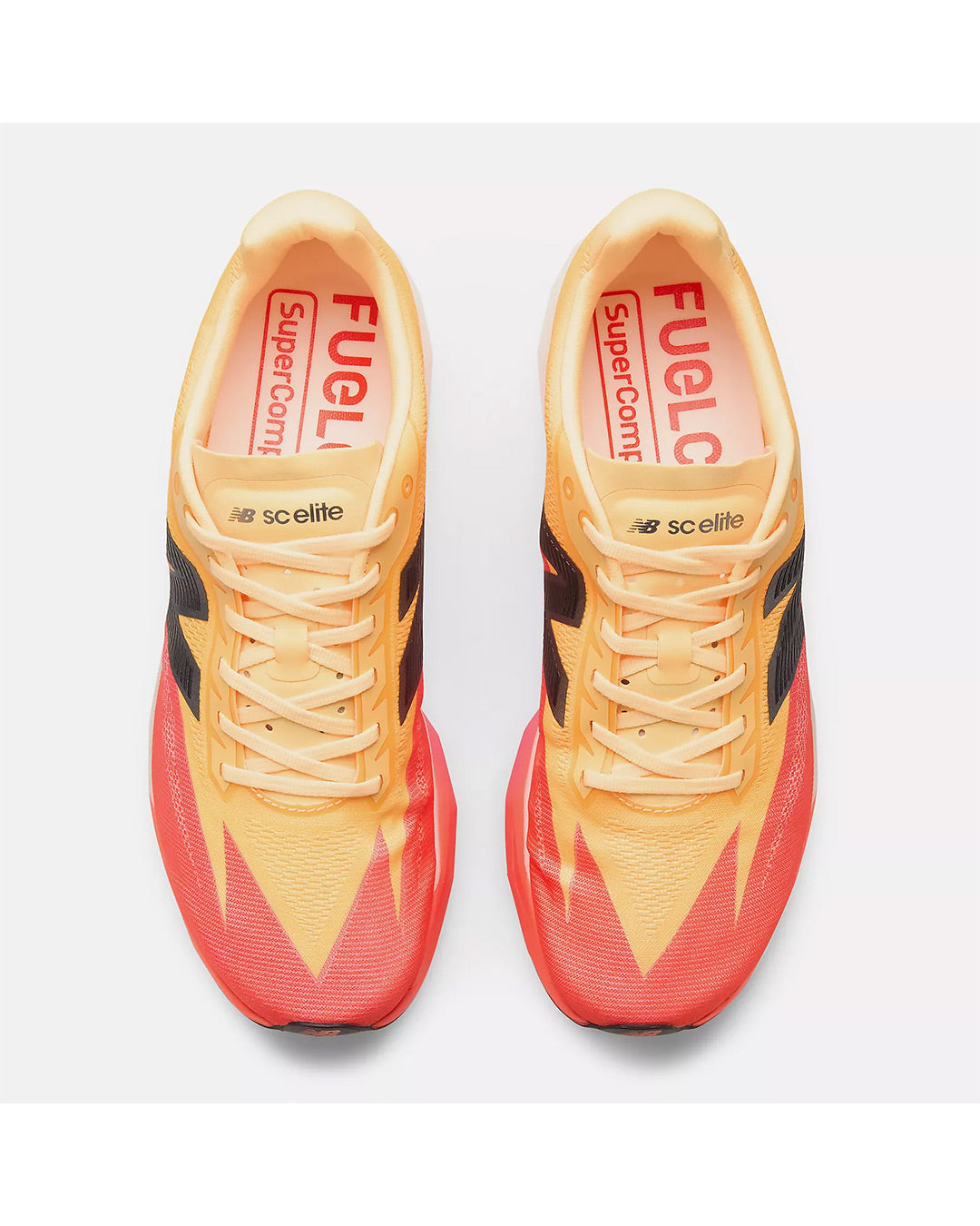 New Balance Men's FuelCell SuperComp Elite v5 - Tangerine Heat/White Peach/Pink Heat