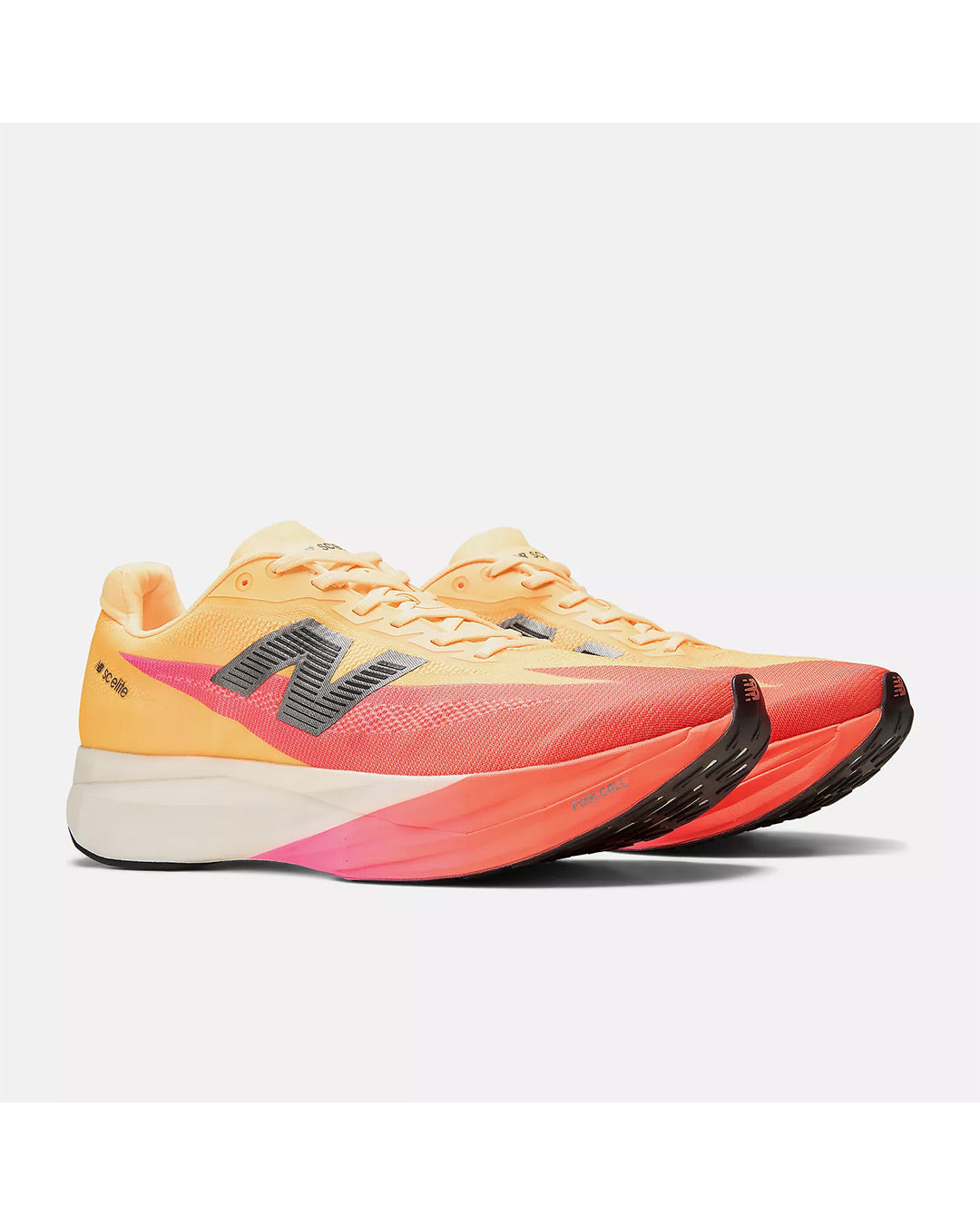 New Balance Men's FuelCell SuperComp Elite v5 - Tangerine Heat/White Peach/Pink Heat
