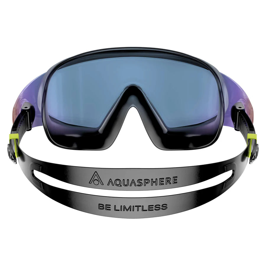 Aqua Sphere Defy.Ultra Blue Titanium Mirrored - Black Bright Yellow