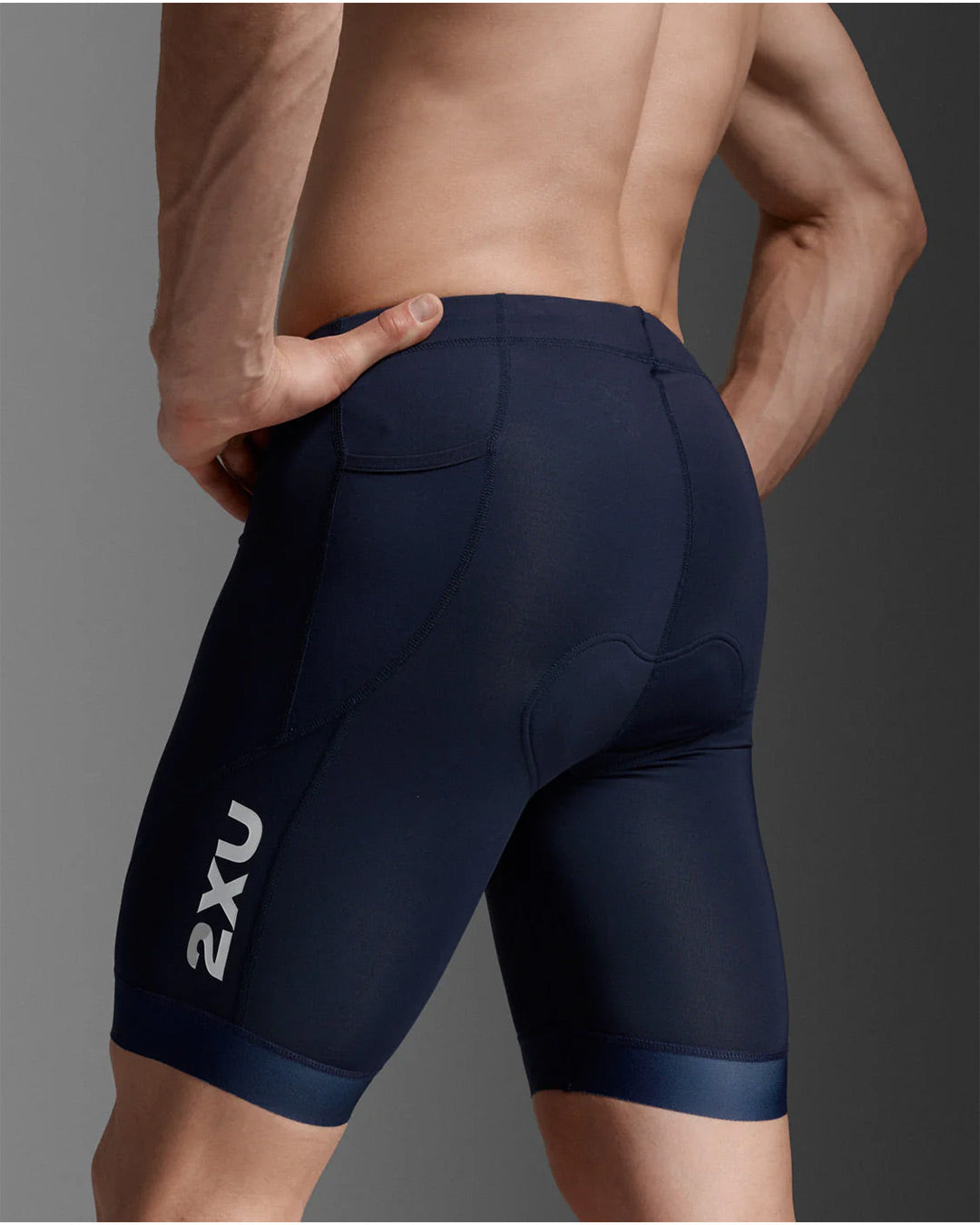 2XU Men's Core Tri 8inch Shorts - Midnight/White – Key Power