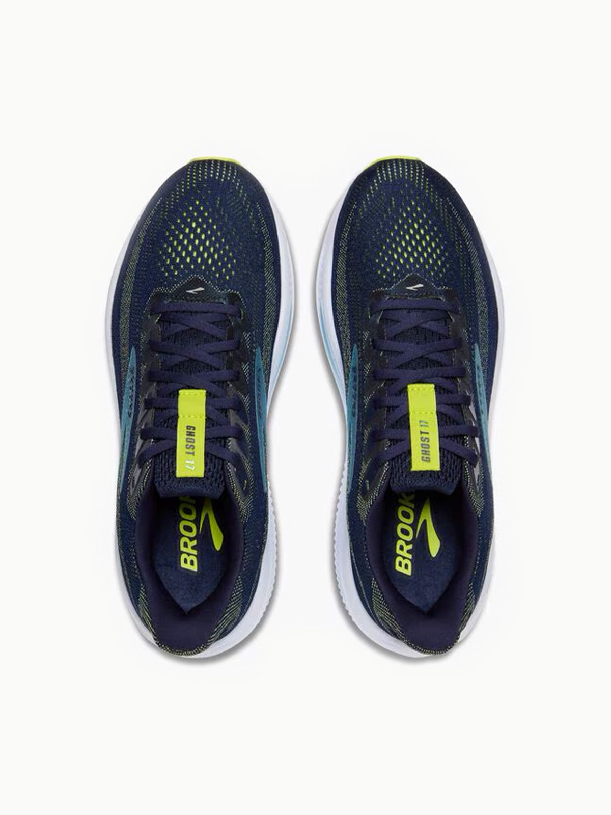 Brooks Men's Ghost 17 - Peacoat/Lime/Blue