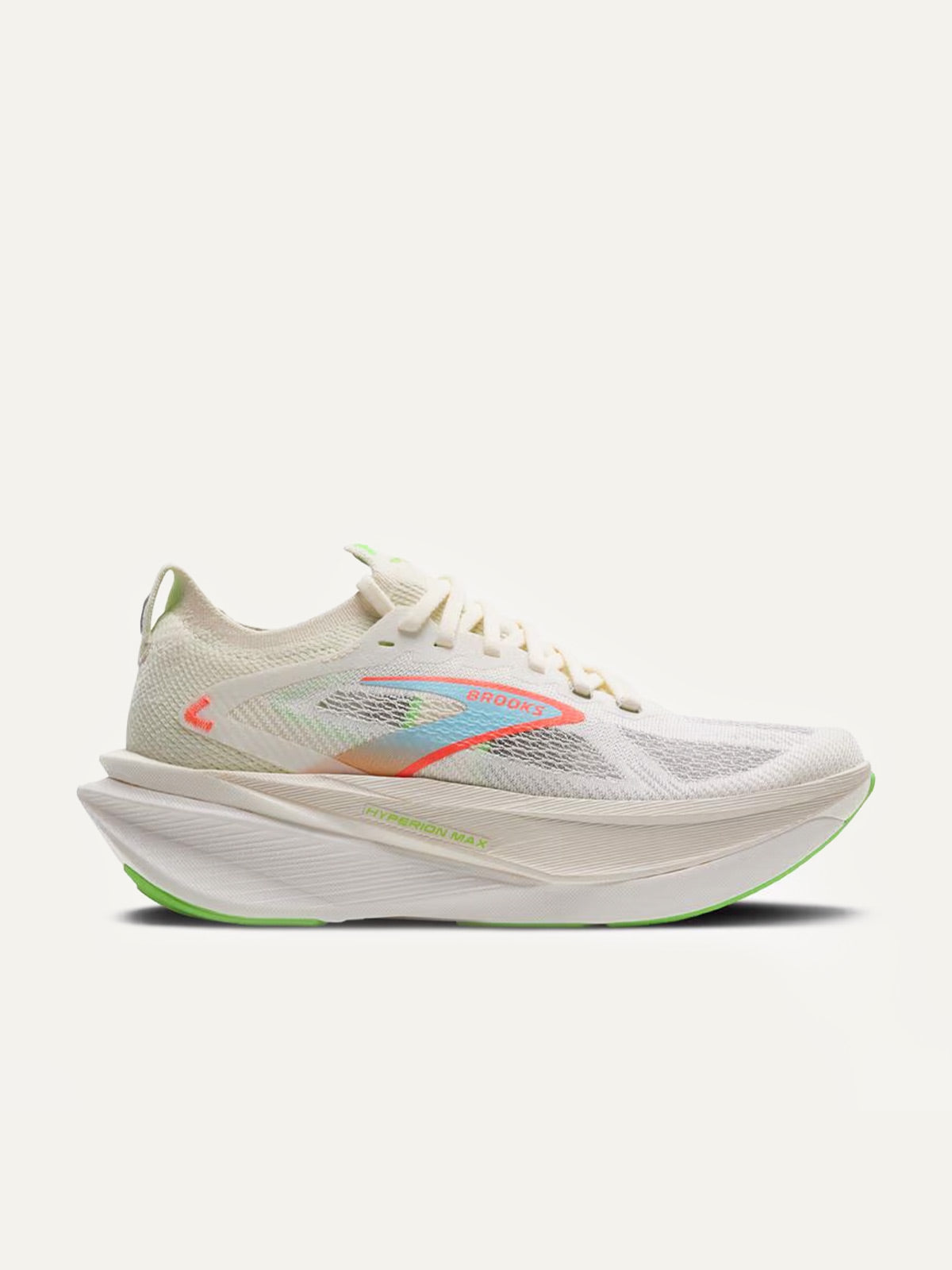 Brooks Men's Hyperion Max 3 - Coconut/Green Gecko/Pink Clay – Key