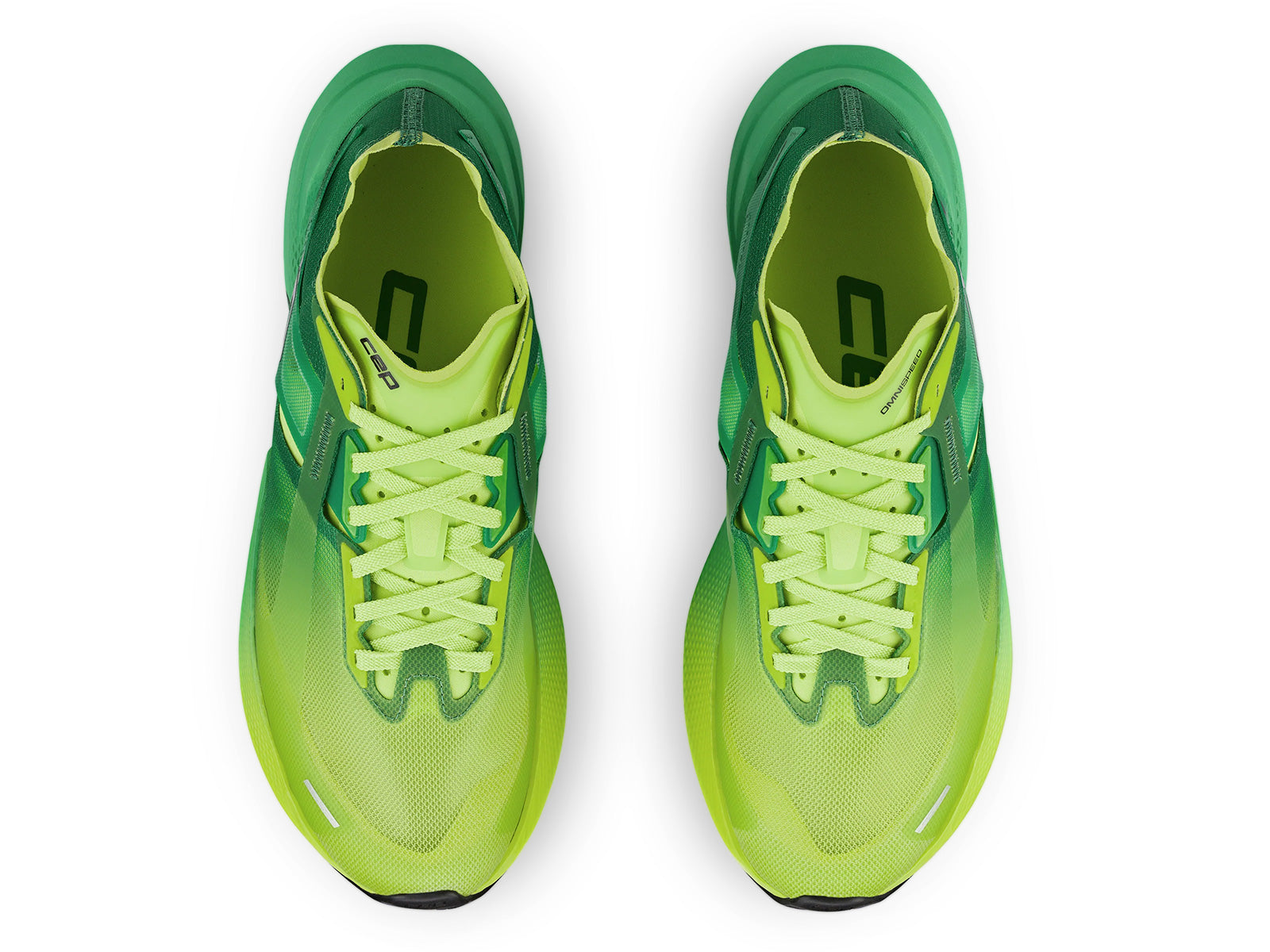 CEP Men's Pro Run Omnispeed Bowtech - Green/Lime Fade