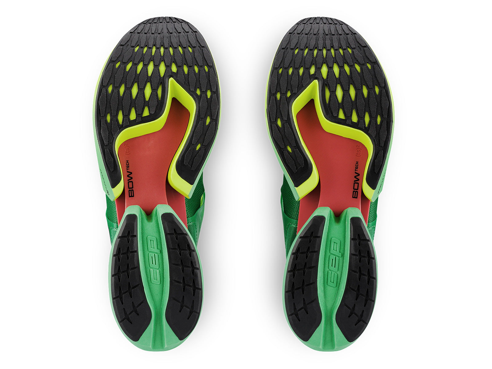 CEP Men's Pro Run Omnispeed Bowtech - Green/Lime Fade