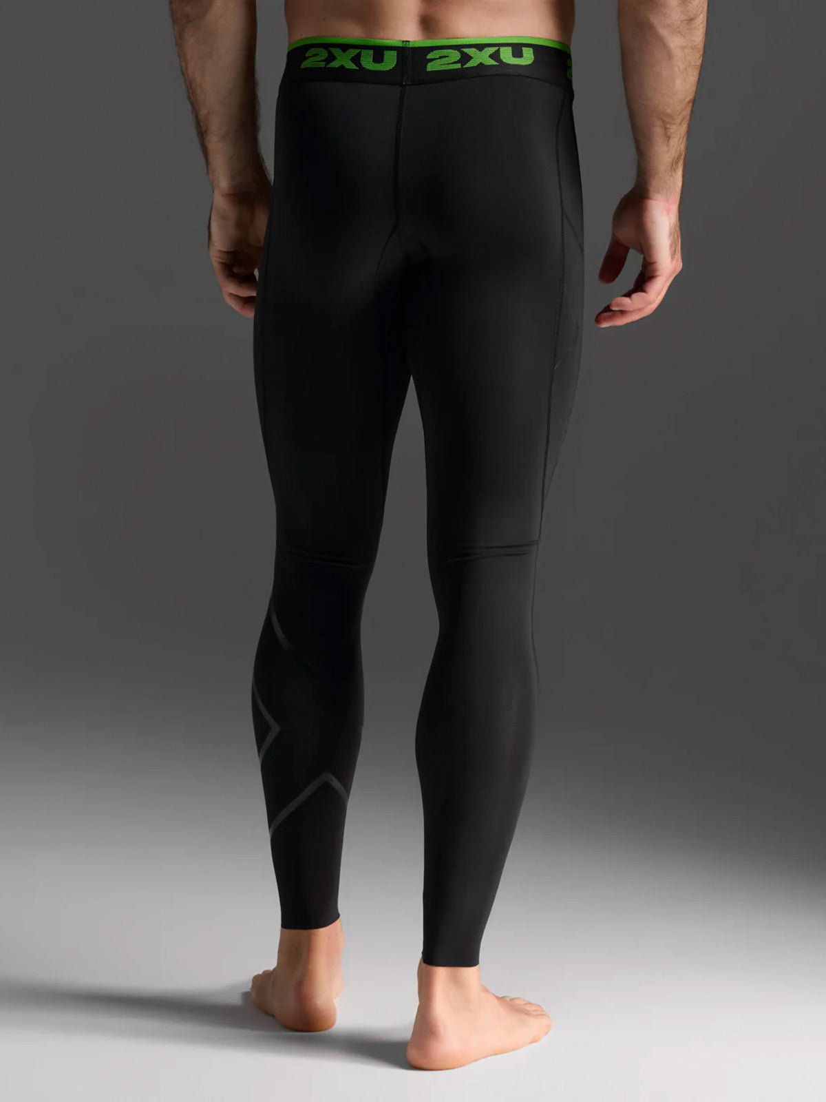 2XU Men's Refresh Recovery Comp Tights - Black/Nero – Key Power
