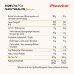 PowerBar PROTEIN+ Low in Sugars RIDE Energy 55g - Peanut Caramel