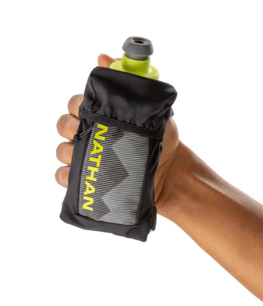 Nathan Quick Squeeze 12oz 355ml - Black/FinishLime