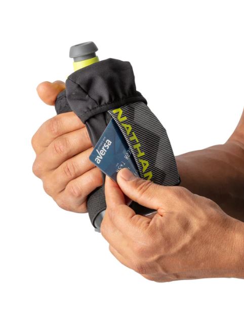 Nathan Quick Squeeze 12oz 355ml - Black/FinishLime