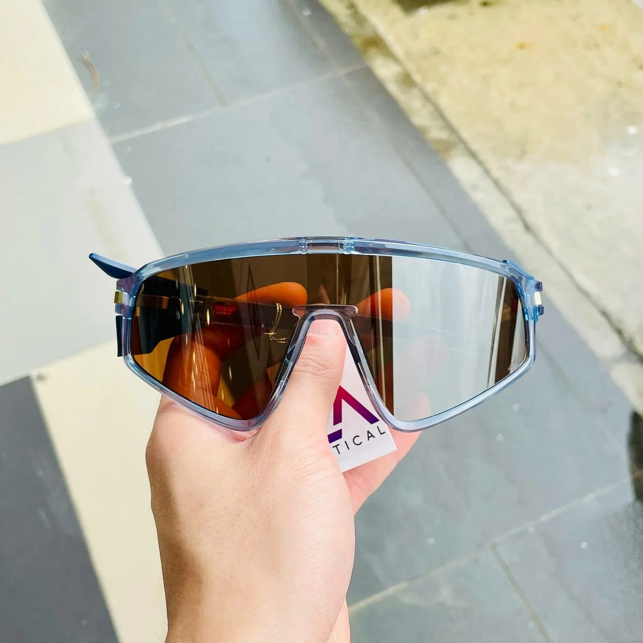 Oakley Latch Panel Trans Stonewash - Prizm Tungsten