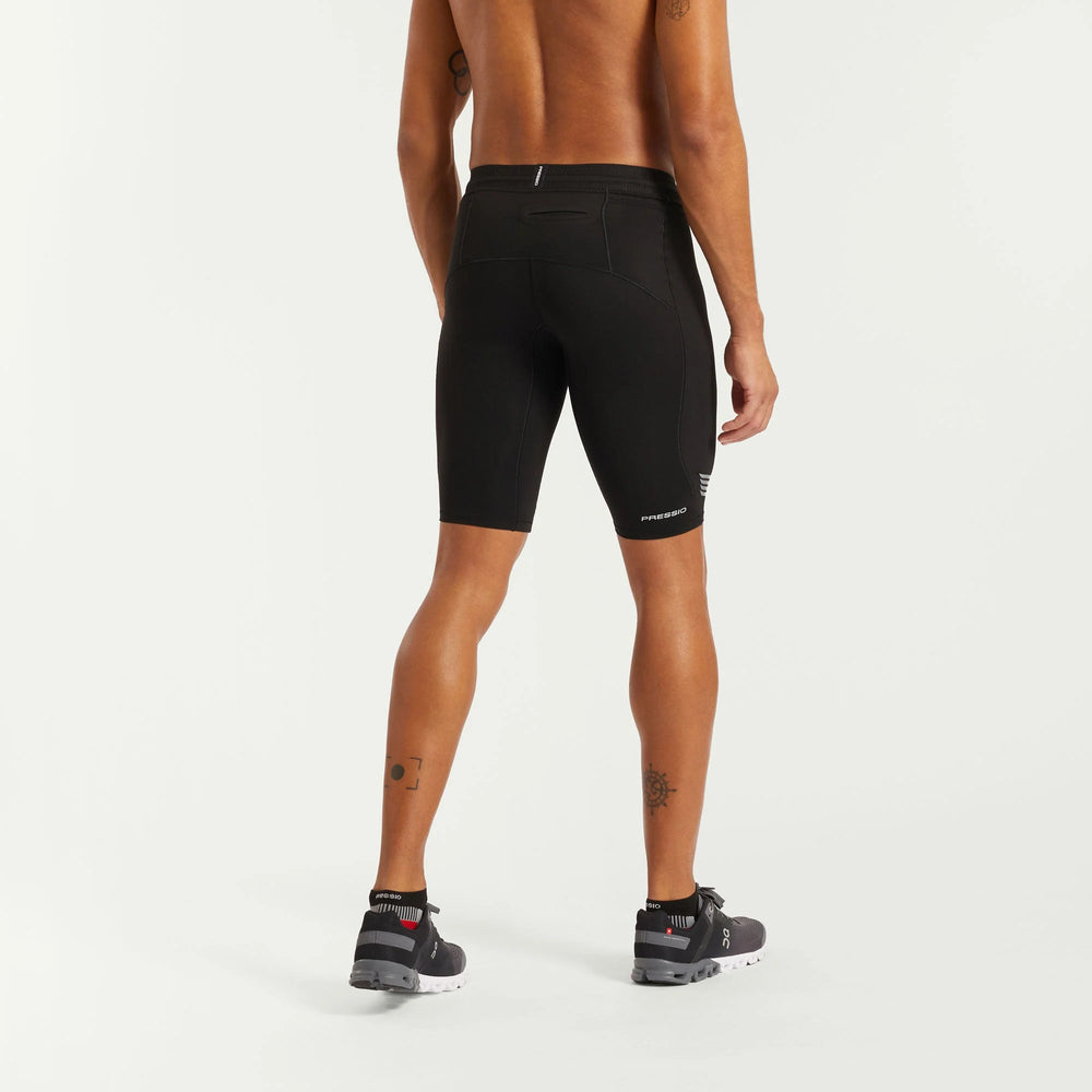 Pressio Men's EQ Run Half Tight - Black