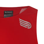 Pressio Men's Run Elite Singlet - FRD/SLV