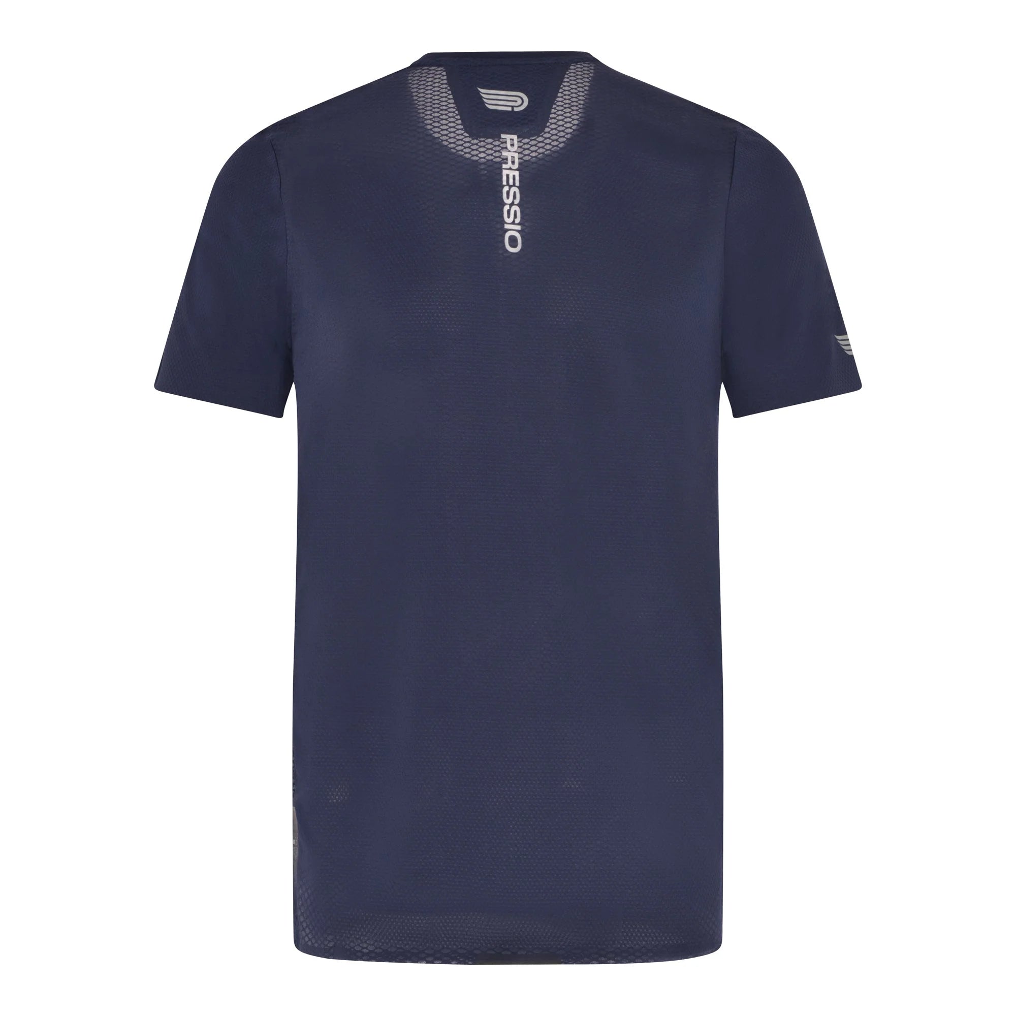 Pressio Men’s Run Elite Short Sleeve Top - NVY/SLV