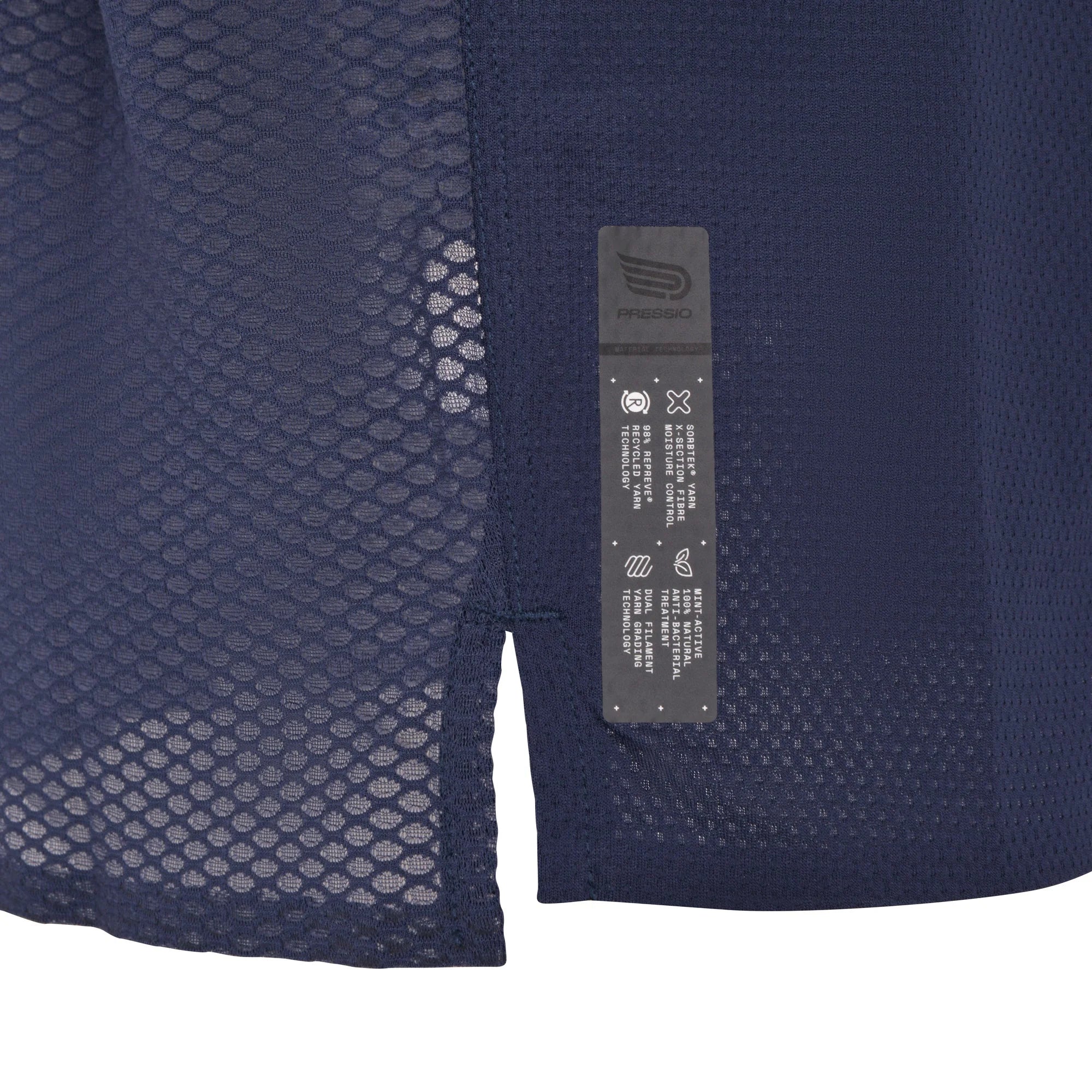 Pressio Men’s Run Elite Short Sleeve Top - NVY/SLV