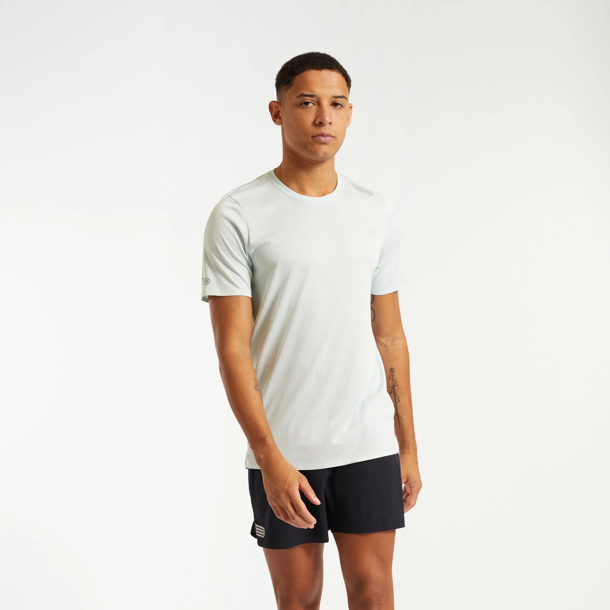 Pressio Men’s Run Elite Short Sleeve Top - SPA/SLV