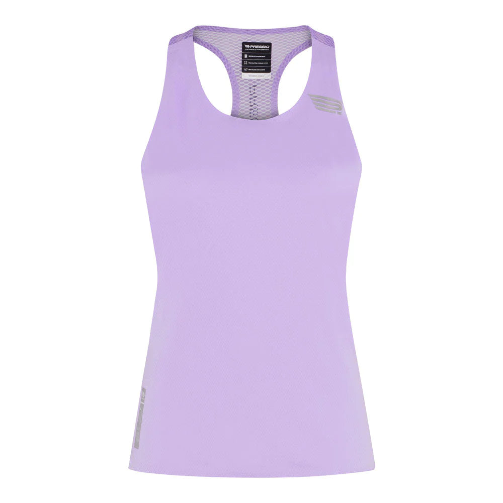 Pressio Women’s Run Elite Singlet - LVR/SLV