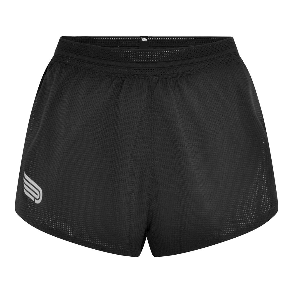 Pressio Women’s Run Elite 2’ Short - BLK/SLV