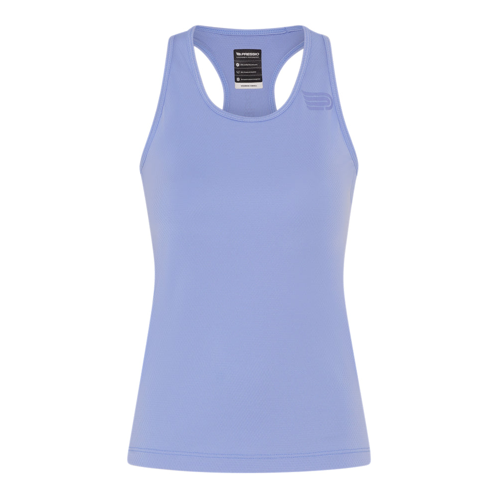 Pressio Women's Perform Singlet - CBL/MAT