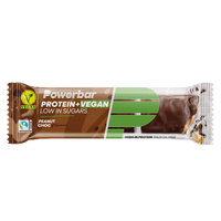 PowerBar PROTEIN+ VEGAN Low in Sugars 42g - Peanut Chocolate